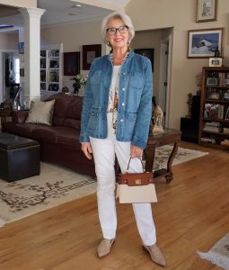 White Jeans Year Round - SusanAfter60.com