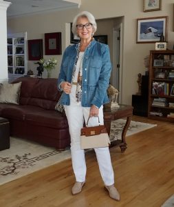 White Jeans Year Round - SusanAfter60.com