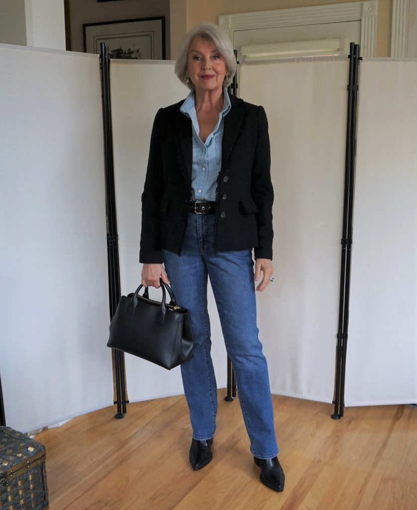 How To Wear A Denim Shirt For Every Season |30+ Looks | Ways Of Style | Shirt  outfit women, Denim shirt outfit, Light chambray shirt