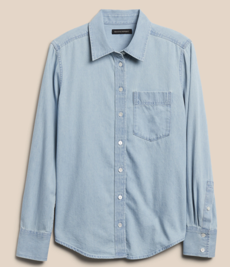 Denim Shirt Styling - SusanAfter60.com