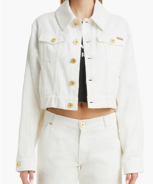 White Denim Jacket - SusanAfter60.com